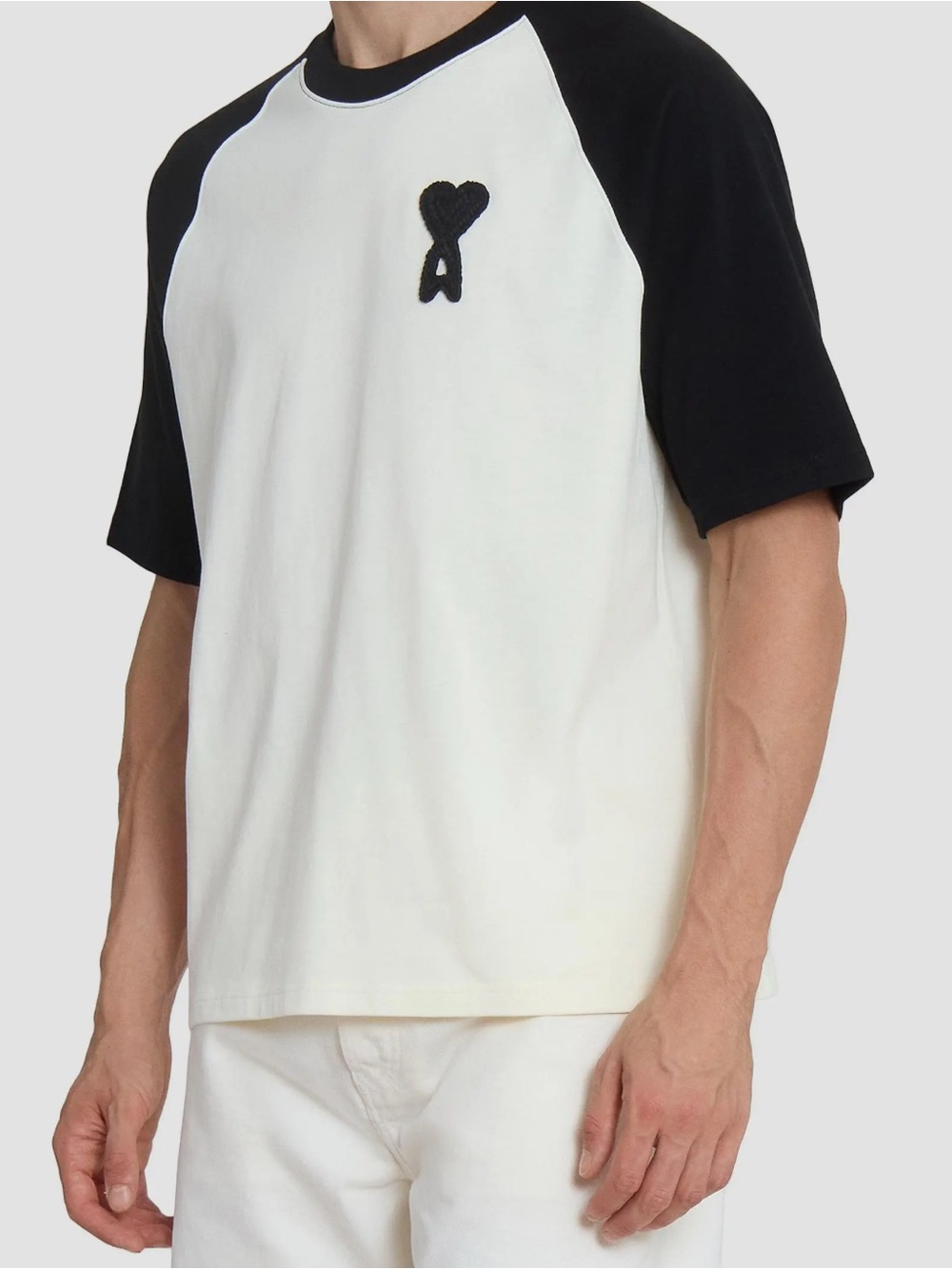 Ami Paris black heart short sleeve T-shirt - Picture 5 of 8